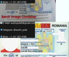 Non Registered Romanian id card copy